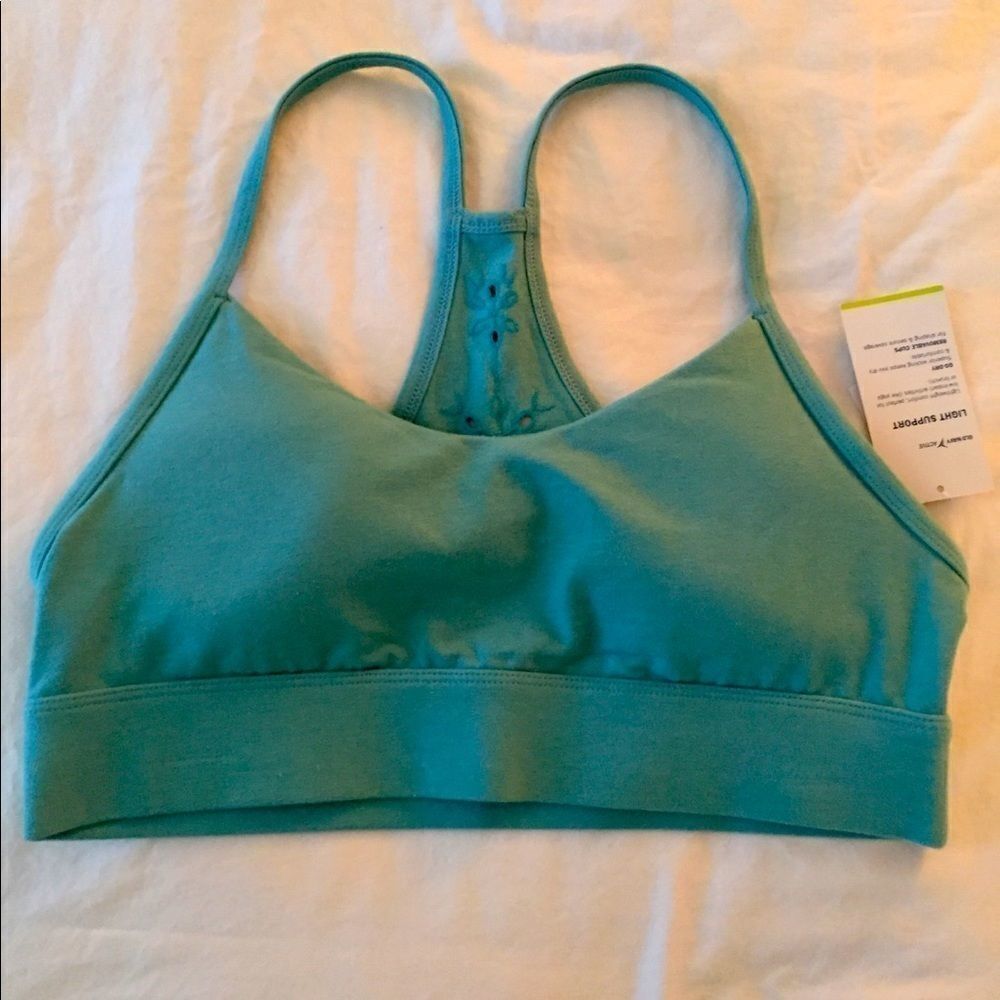 Eyelet-Back Sports Bra 
